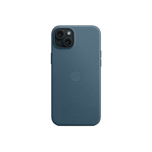 Apple kryt z tkaniny FineWoven s MagSafe na iPhone 15 Plus – tichomořsky modrý - istyle.work