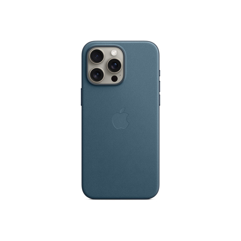 Apple kryt z tkaniny FineWoven s MagSafe na iPhone 15 Pro Max – tichomořsky modrý - istyle.work