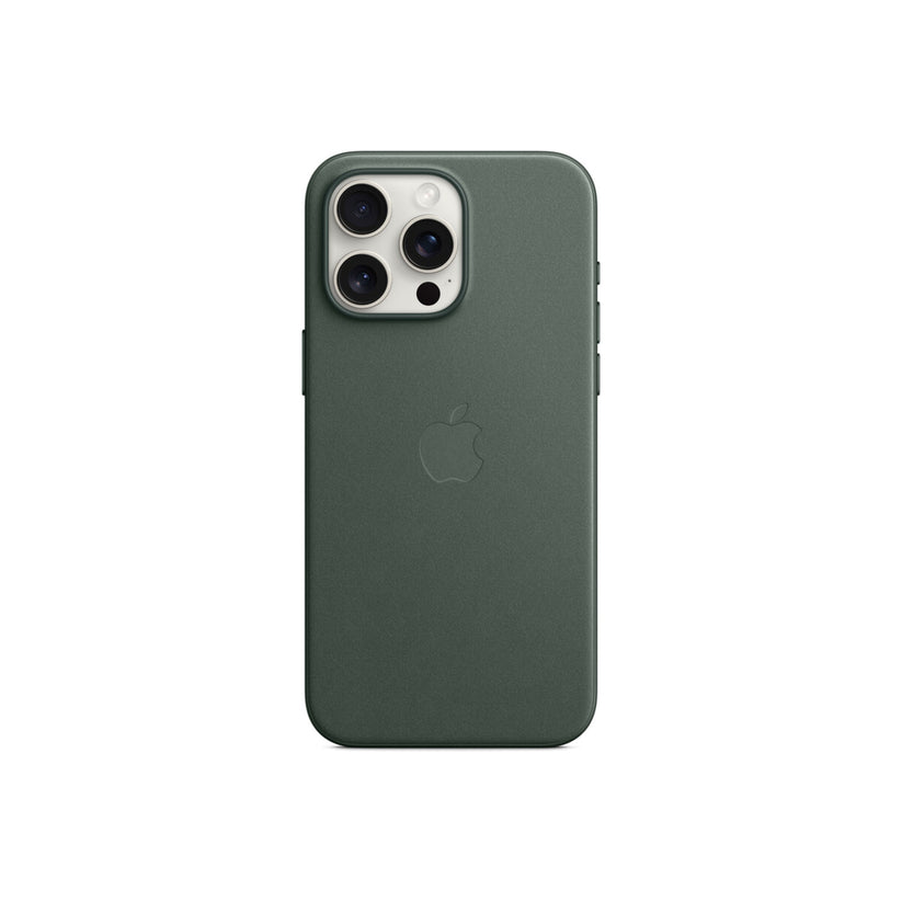 Apple kryt z tkaniny FineWoven s MagSafe na iPhone 15 Pro Max – listově zelený - istyle.work