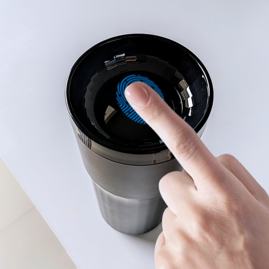 Inteligentní hrnek Muggo Travel Inteligent Mug - černý - istyle.work