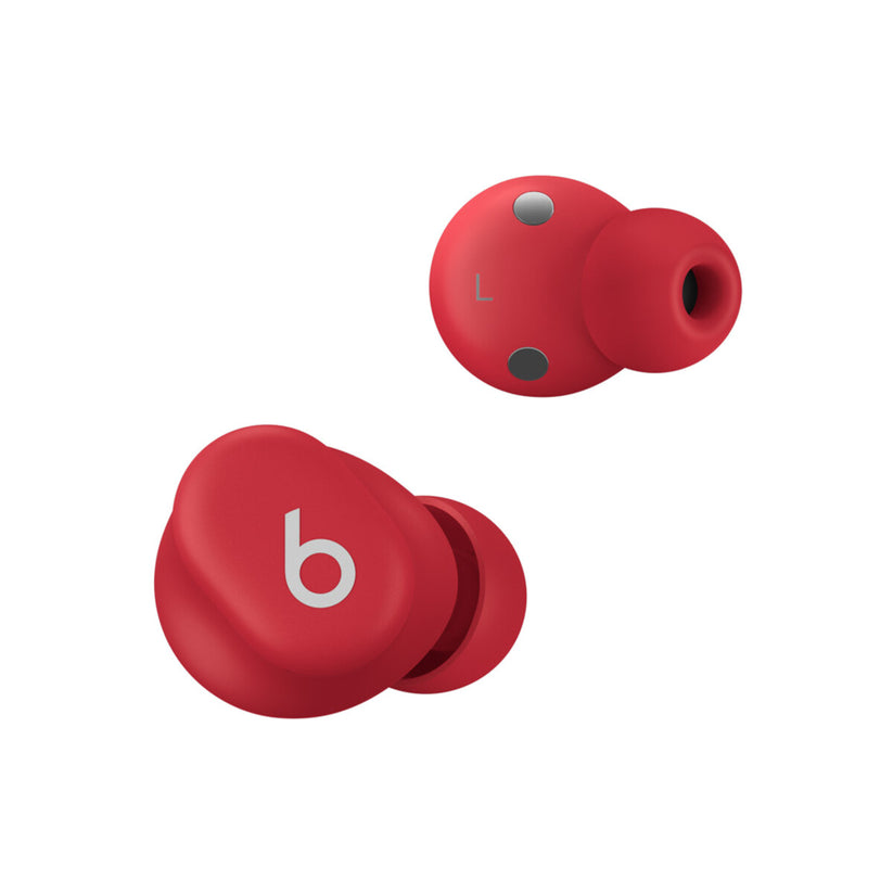 Bezdrátová sluchátka Beats Solo Buds – průhledná červená - istyle.work