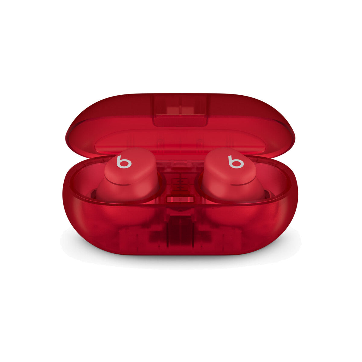 Bezdrátová sluchátka Beats Solo Buds – průhledná červená - istyle.work