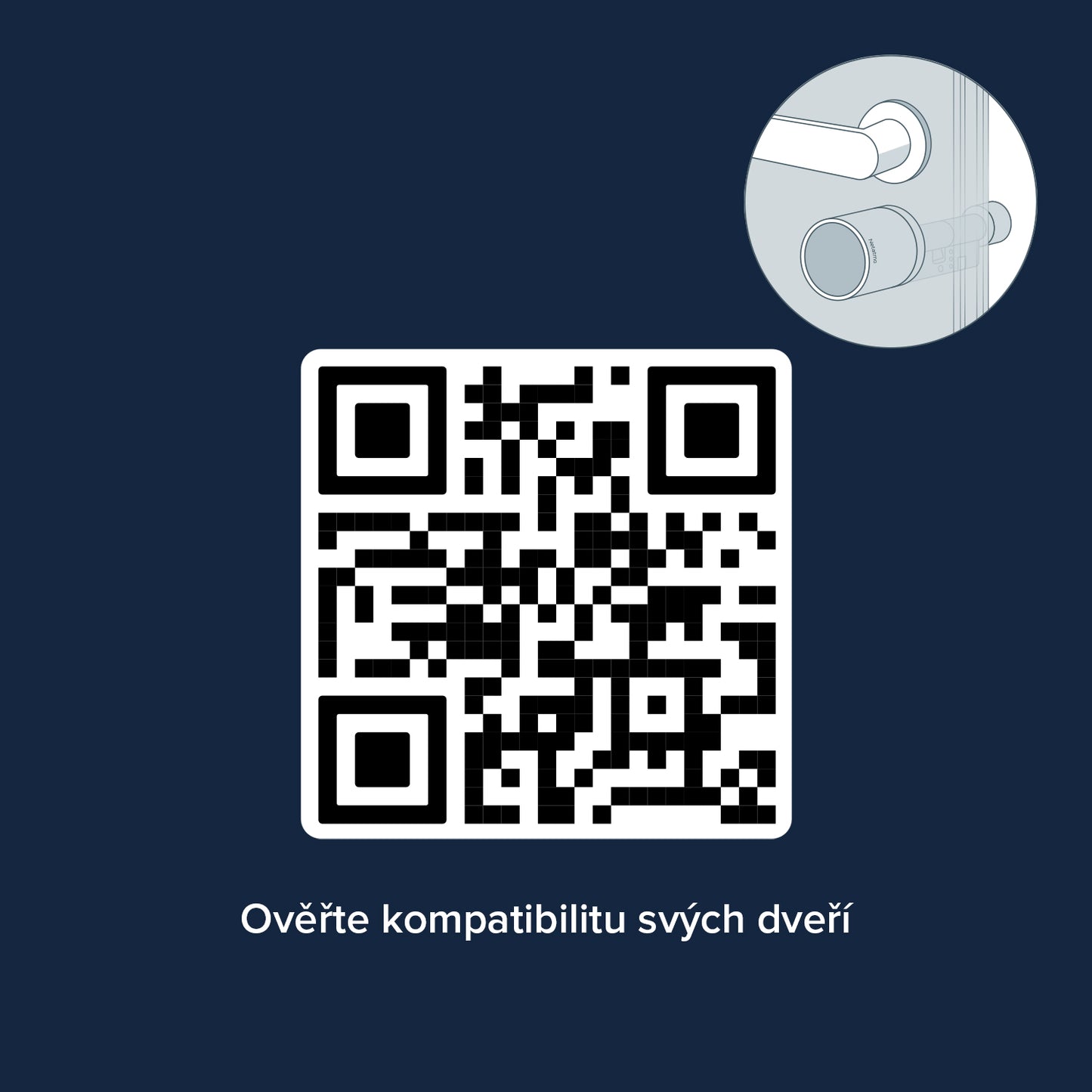 Smart zámek a klíče Netatmo Doorlock - prodloužení 50 mm - istyle.work