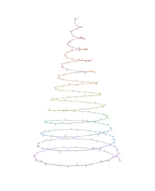 Chytré žárovky na stromeček Nanoleaf Essentials Smart Holiday String Lights 20 m - istyle.work