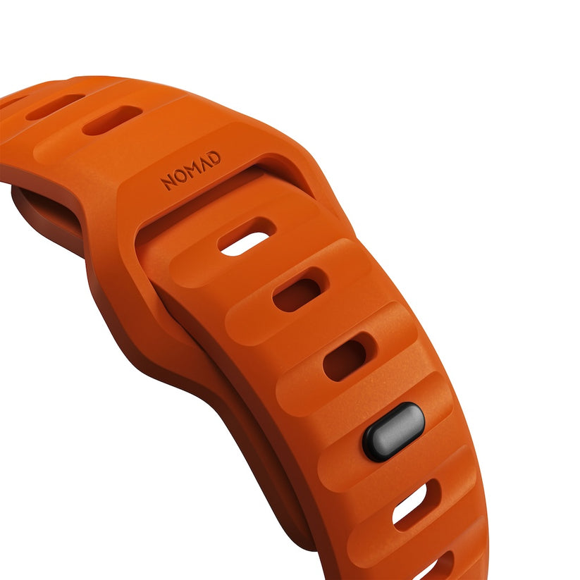 Řemínek pro Apple Watch 42/44/45/49 mm Nomad Sport Strap - oranžový - istyle.work