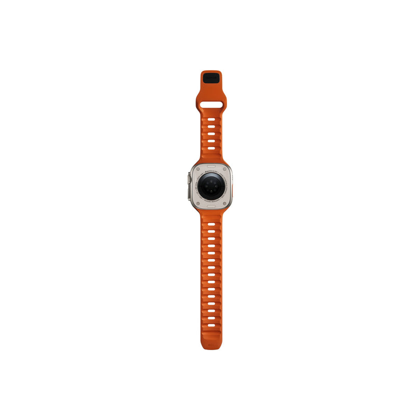 Řemínek pro Apple Watch 42/44/45/49 mm Nomad Sport Strap - oranžový - istyle.work
