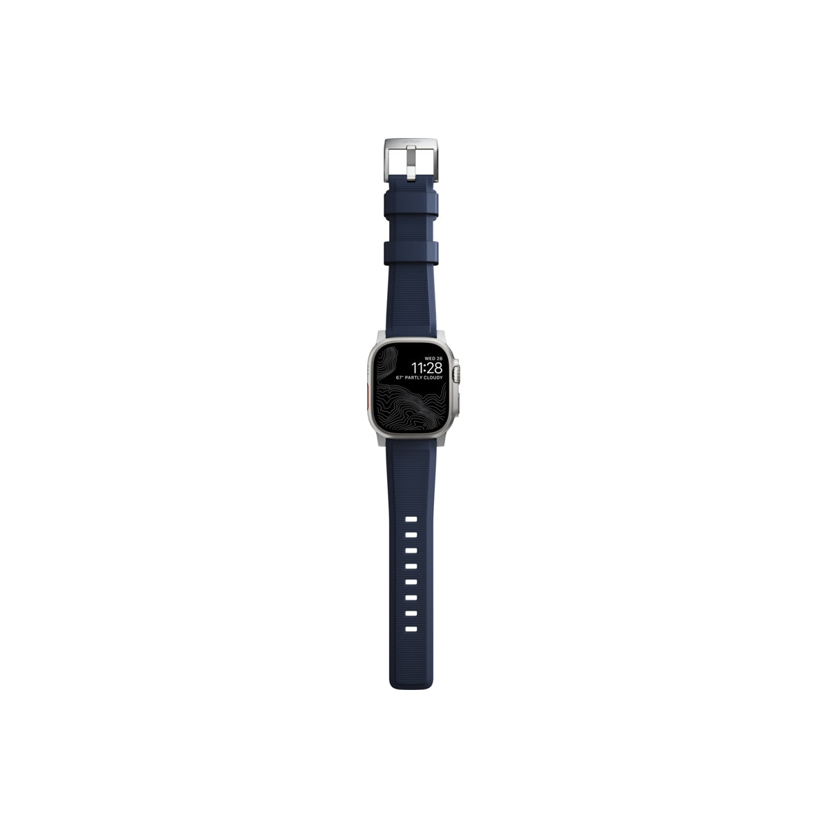 Řemínek pro Apple Watch 42/44/45/49 mm Nomad Rugged Strap - modrý - istyle.work