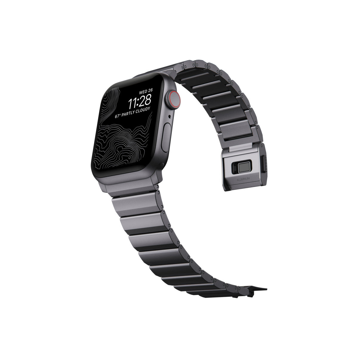 Hliníkový řemínek pro Apple Watch Nomad - vesmírně šedý - istyle.work