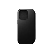 Kožený MagSafe kryt pro iPhone 16 Pro Nomad Modern Leather Folio - černý - istyle.work