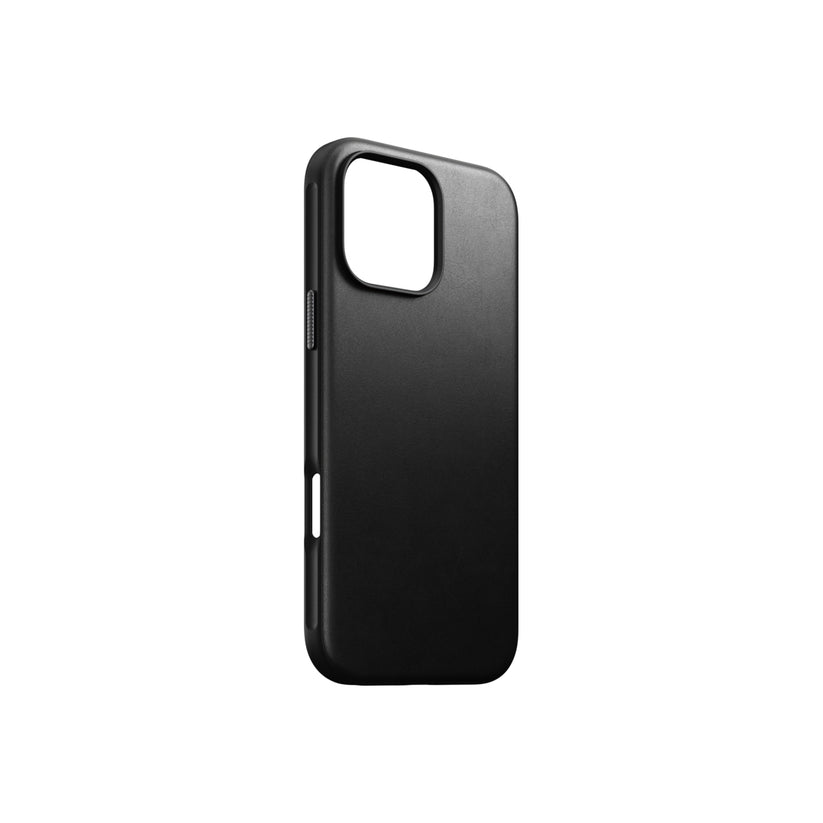 Kožený kryt pro iPhone 16 Pro Max Nomad Modern - černý - istyle.work