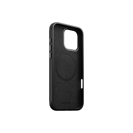 Kožený kryt pro iPhone 16 Pro Max Nomad Modern - černý - istyle.work