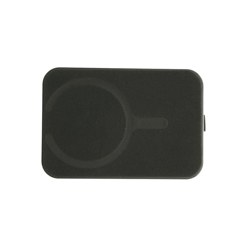 Skládací kožená MagSafe peněženka Dviced s podstavcem – černá - istyle.work