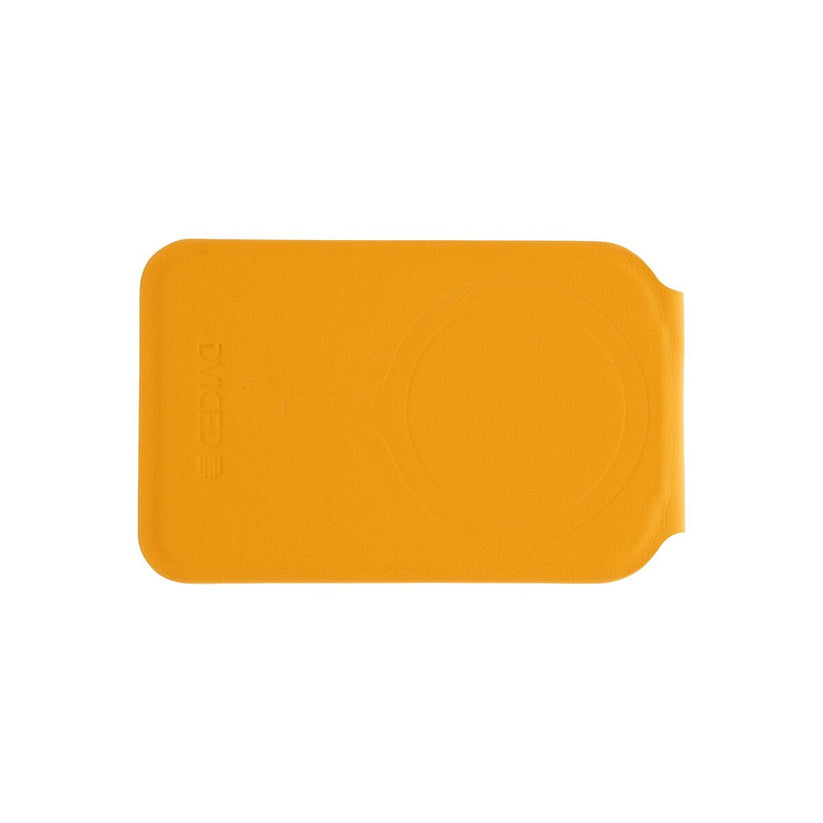 Skládací kožená MagSafe peněženka Dviced – oranžová - istyle.work