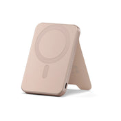 Magnetická powerbanka Satechi OntheGo Qi2 5000 mAh se stojánkem - pouštně růžová
