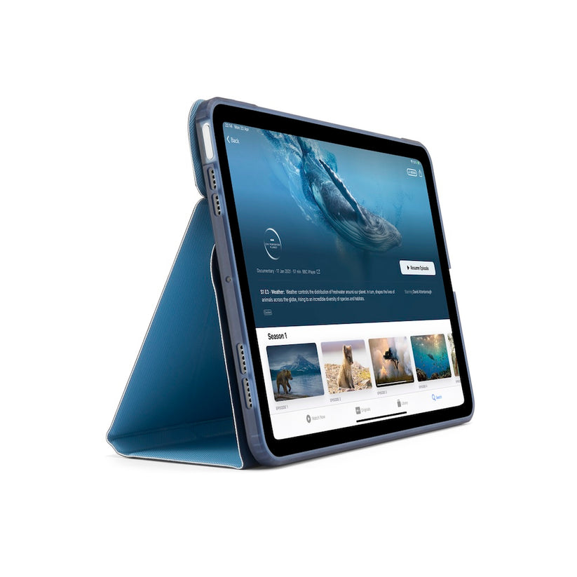 Kryt pro iPad Air 13" (2024) Pipetto Origami No6 Stand Case - modrý - istyle.work