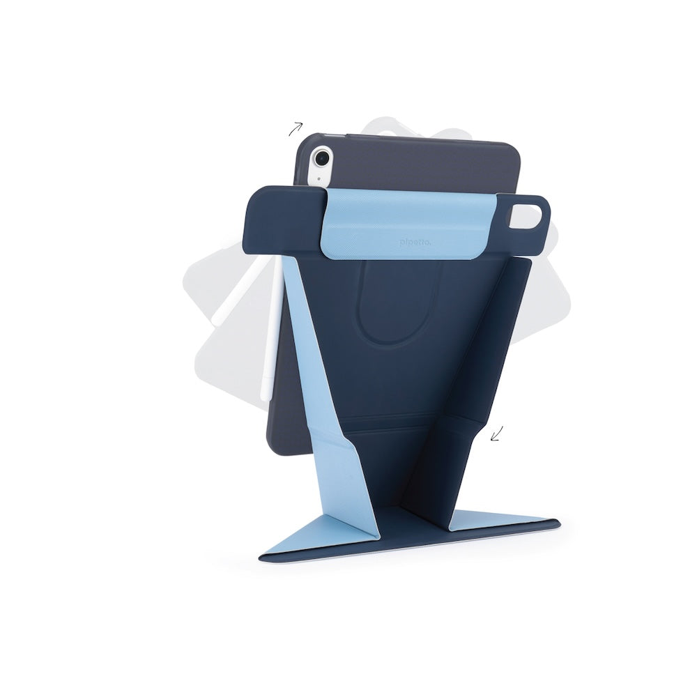 Kryt pro iPad 10,9" (2022) Pipetto Origami No6 Stand Case - modrý - istyle.work