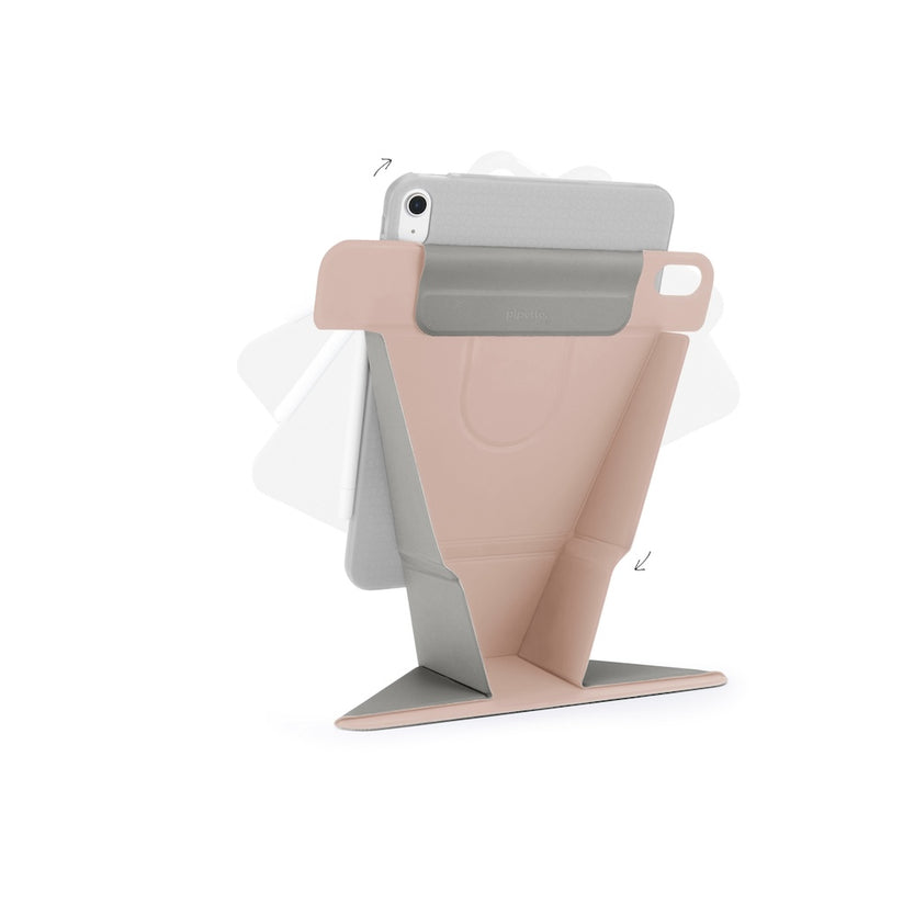 Kryt pro iPad Air 11" Pipetto Origami No6 Stand Case - růžový - istyle.work