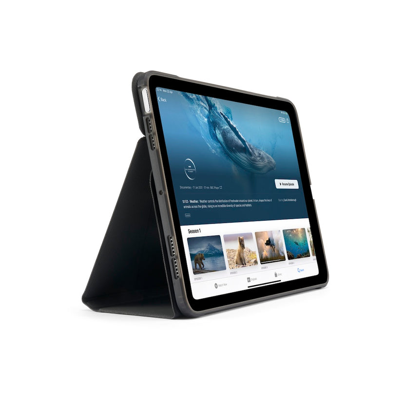 Kryt pro iPad 10,9" (2022) Pipetto Origami No6 Stand Case - černý - istyle.work