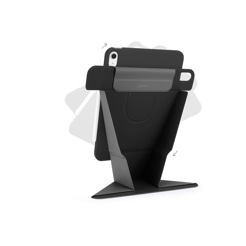 Kryt pro iPad Air 13" (2024) Pipetto Origami No6 Stand Case - černý - istyle.work