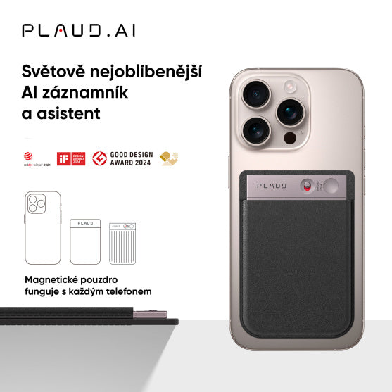 AI záznamník Plaud Note – černý - istyle.work