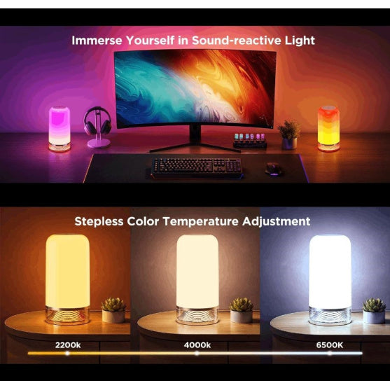 Stolní lampa Govee Table Lamp 2 RGBW s podporou Matter – bílá