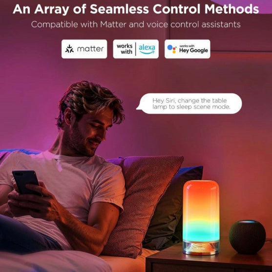 Stolní lampa Govee Table Lamp 2 RGBW s podporou Matter – bílá