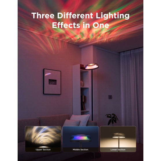 Stojací lampa Govee Uplighter RGBICWW Floor Lamp – černá