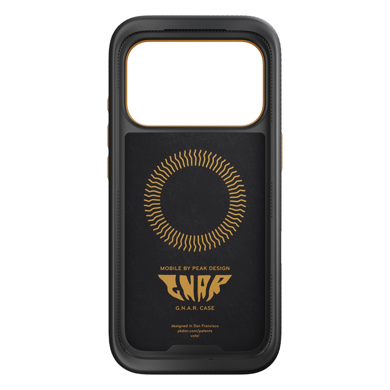 Kryt pro iPhone 17 Pro Peak Design Mobile GNAR Case - černý