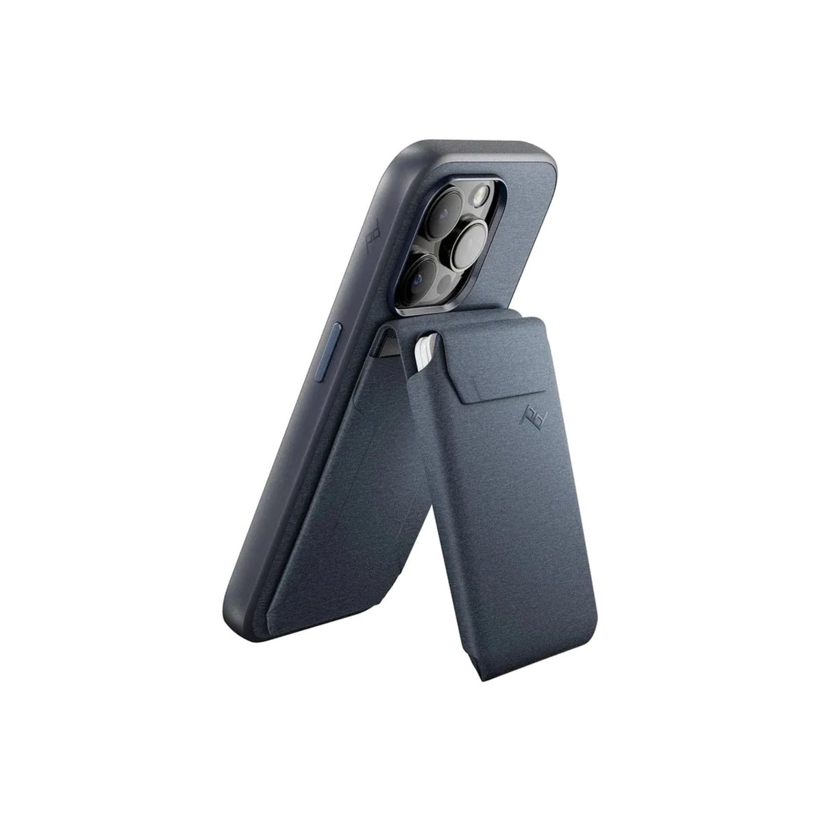 MagSafe peněženka se stojánkem Peak Design Slim Wallet - půlnočně modrá - istyle.work