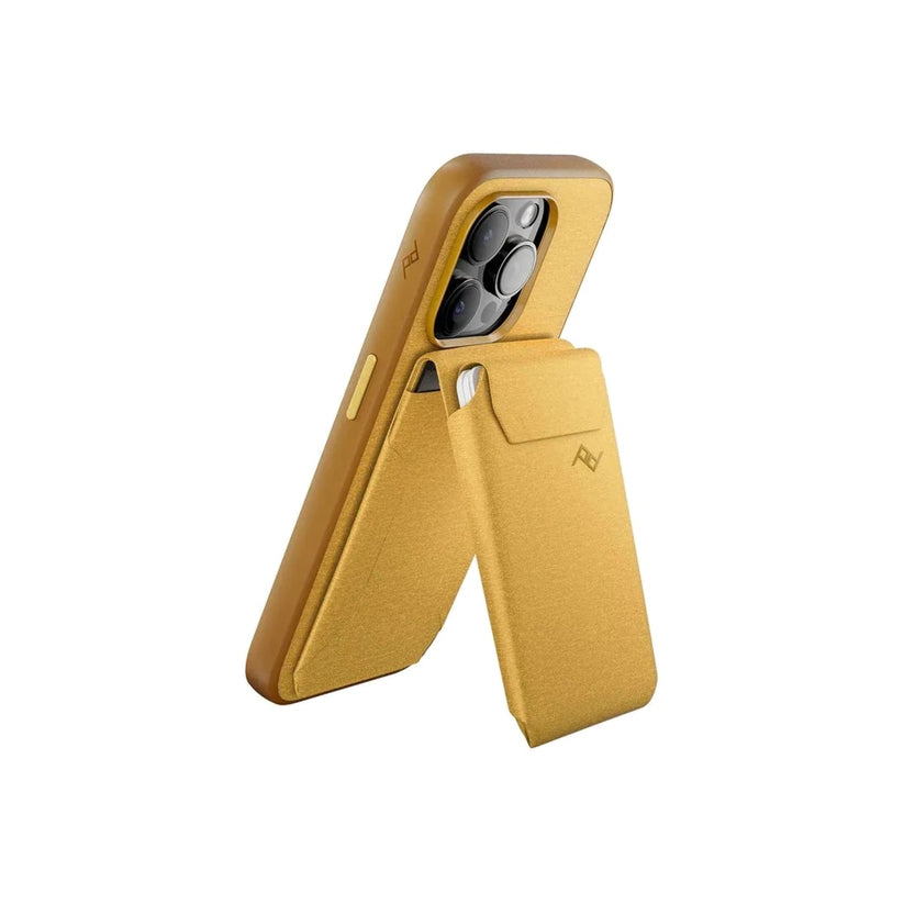 MagSafe peněženka se stojánkem Peak Design Slim Wallet - slunečně žlutá - istyle.work