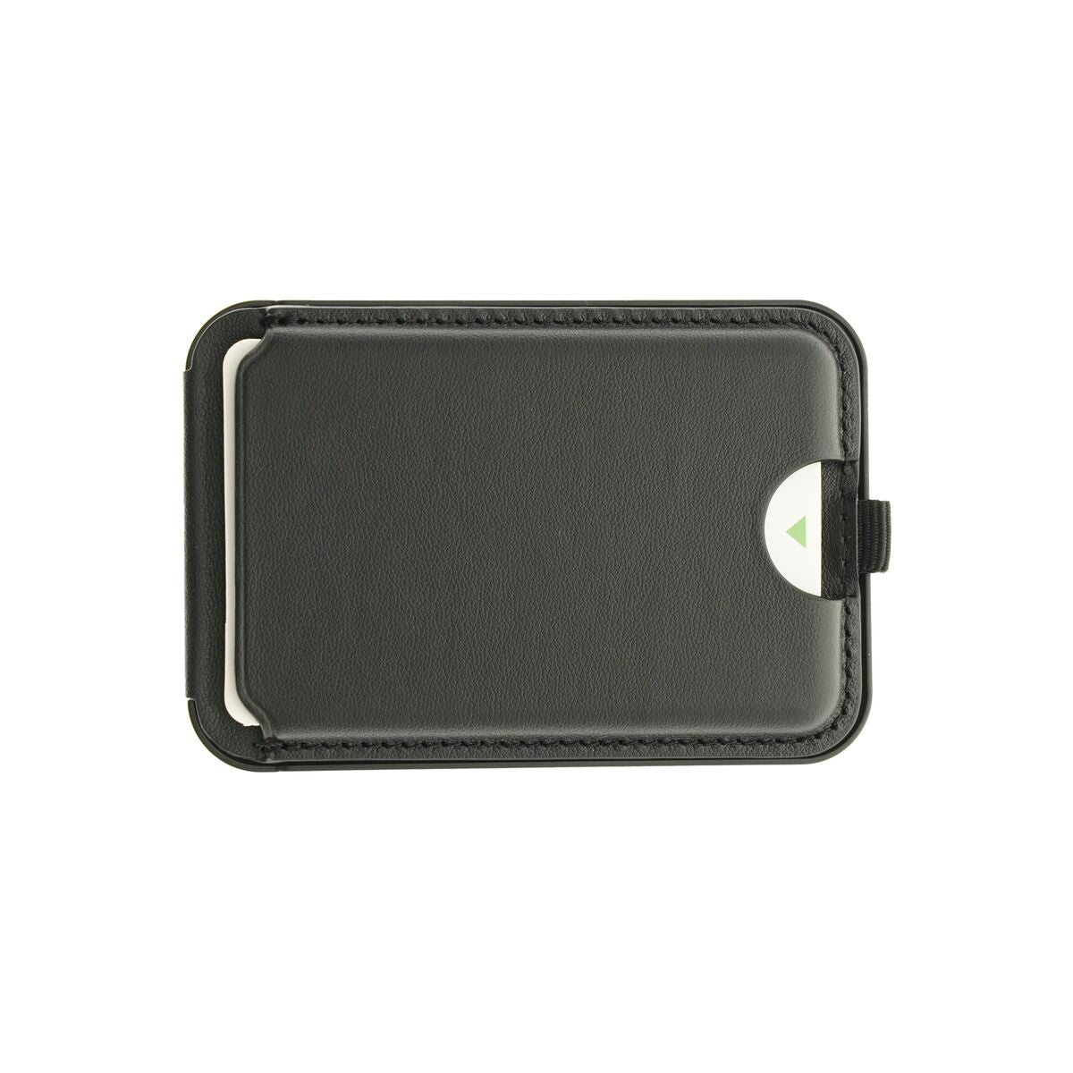 Skládací kožená MagSafe peněženka Dviced s podstavcem – černá - istyle.work