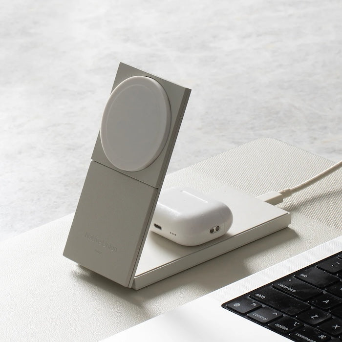 Bezdrátová nabíječka Native Union Rise 2-in-1 Qi2 - černá - istyle.work