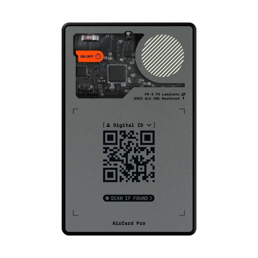 Bluetooth tracker karta Rolling Square AirCard Pro Dual