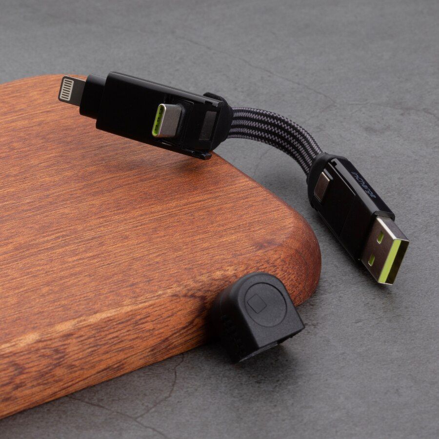 Nabíjecí kabel 6v1 Rolling Square inCharge XL - černý - istyle.work