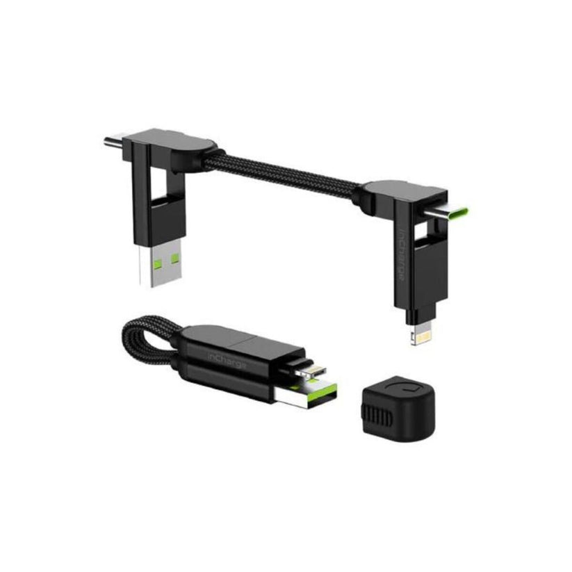 Nabíjecí kabel 6v1 Rolling Square inCharge XL - černý - istyle.work