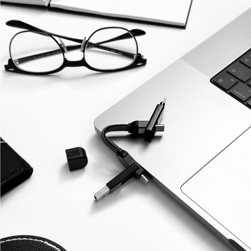 Nabíjecí kabel 6v1 Rolling Square inCharge XL - černý - istyle.work