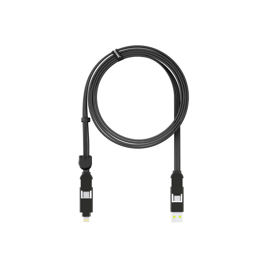 2m nabíjecí kabel 6v1 Rolling Square inCharge XL - černý - istyle.work