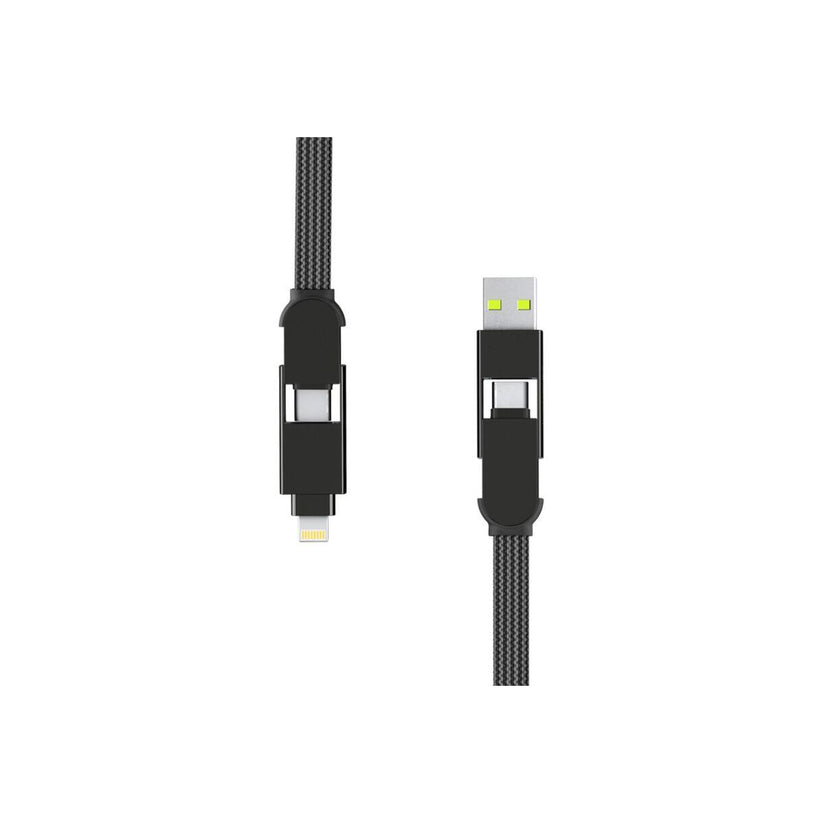 3m nabíjecí kabel 6v1 Rolling Square inCharge XL - černý - istyle.work