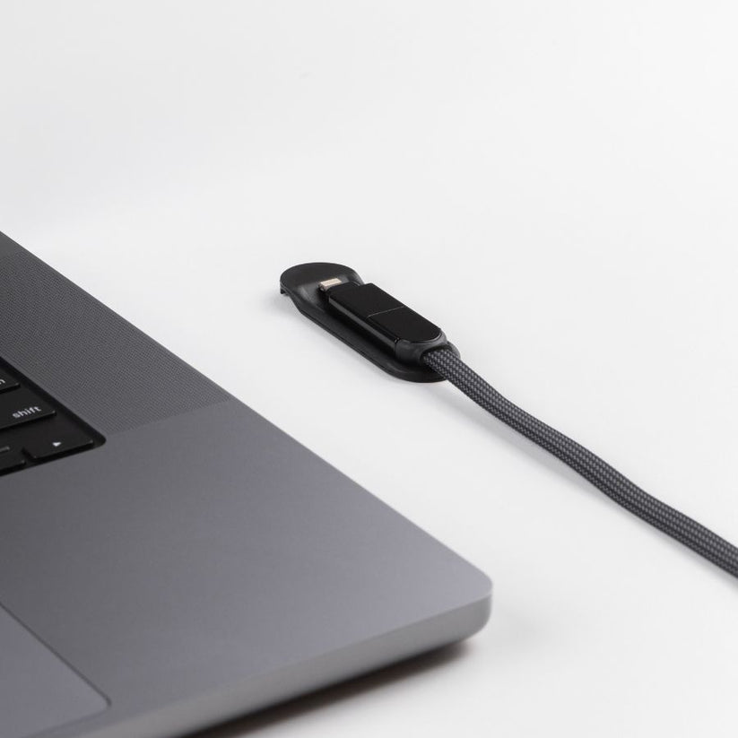 2m nabíjecí kabel 6v1 Rolling Square inCharge XL - černý - istyle.work