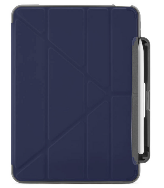 Obal na iPad Air 10.9 (2020) Pipetto Origami Pencil Shield - námořní modrá - istyle.work