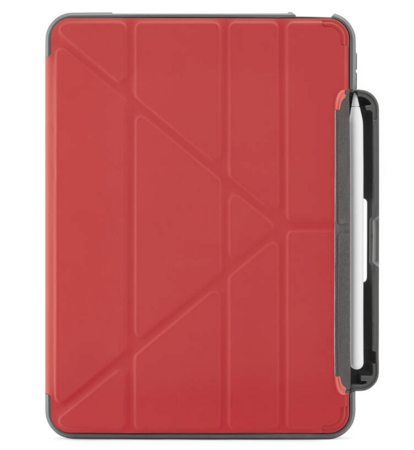 Obal na iPad Air 10.9" (2020) Pipetto Origami Pencil Shield - červený - istyle.work