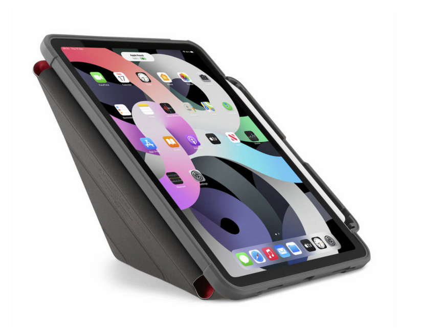 Obal na iPad Air 10.9" (2020) Pipetto Origami Pencil Shield - červený - istyle.work