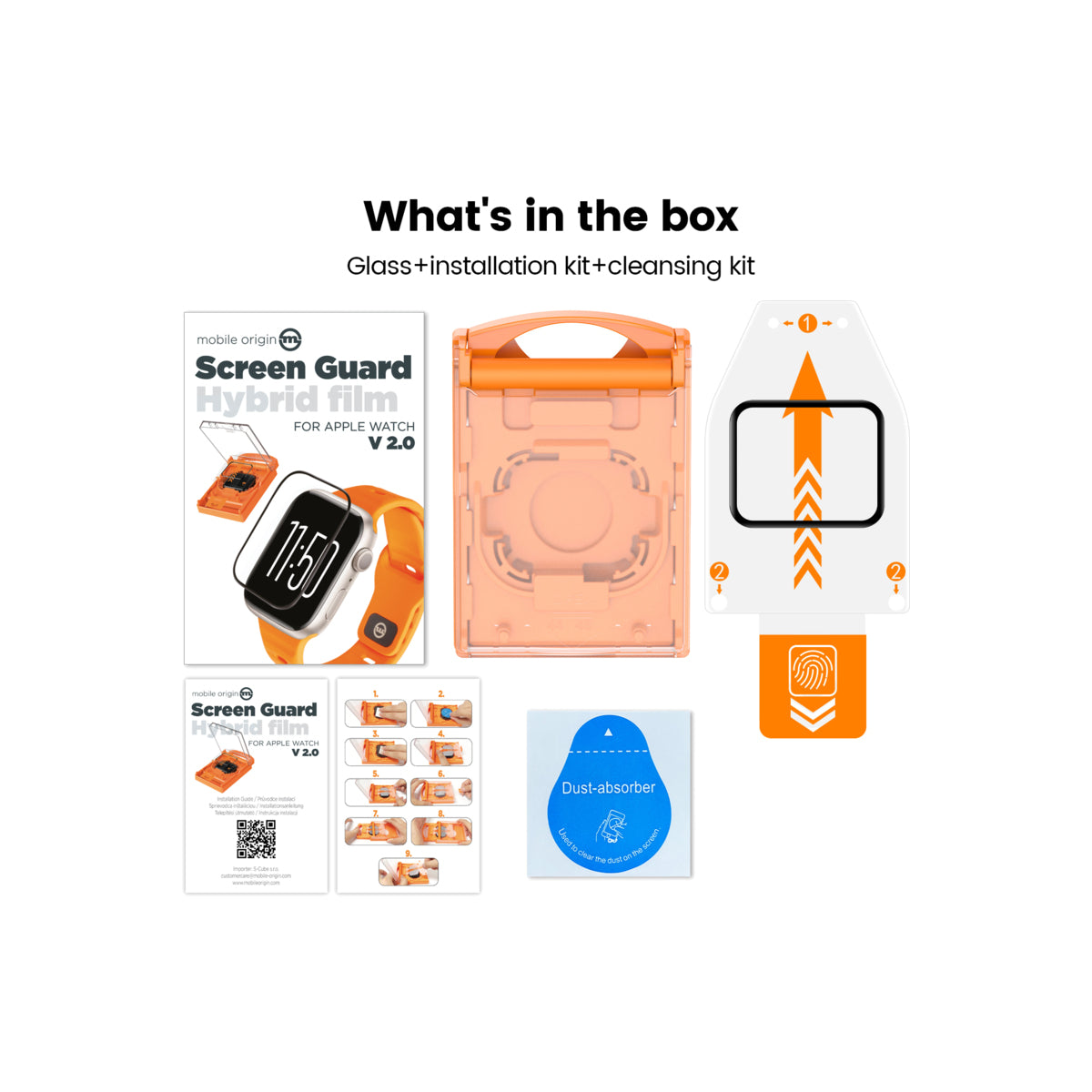 Ochrana displeje na Apple Watch 44 mm Mobile Origin Screen Guard Hybrid film - istyle.work