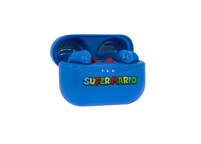 Dětská bezdrátová sluchátka OTL TWS Super Mario Blue - istyle.work