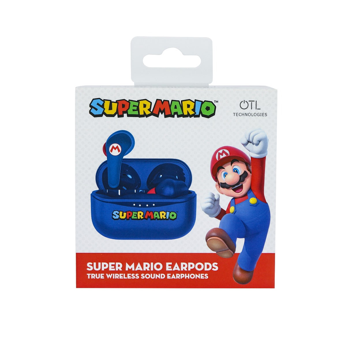 Dětská bezdrátová sluchátka OTL TWS Super Mario Blue - istyle.work