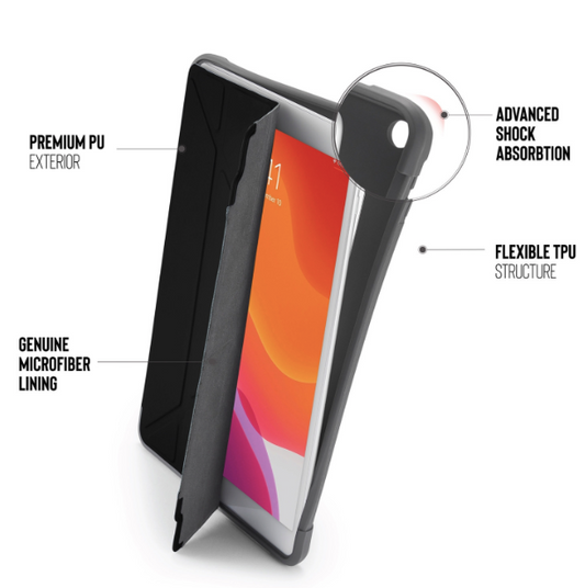 Obal na iPad Air 10,9" (2020) Pipetto Origami Pencil - černý - istyle.work