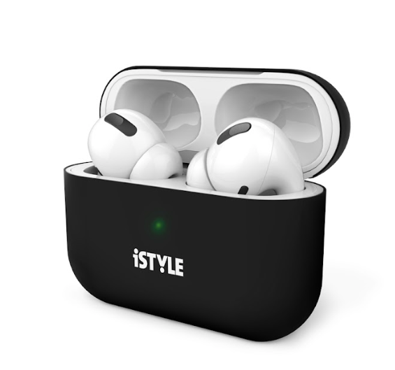 Silikonový obal na AirPods 3. generace iSTYLE - černý - istyle.work