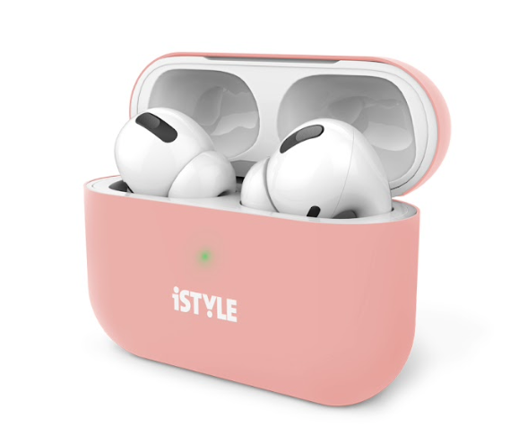 Silikonový obal na AirPods 3. generace iSTYLE - růžový - istyle.work