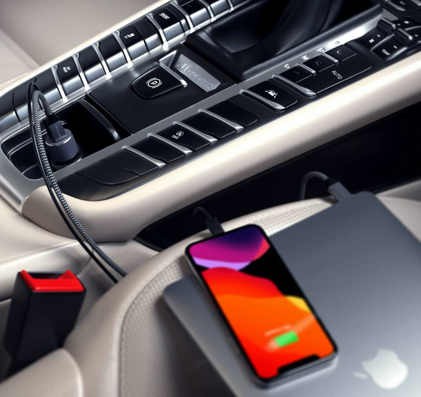 72W USB-C PD nabíječka do auta Satechi - vesmírně šedá - istyle.work