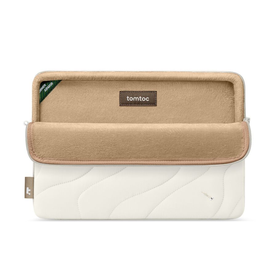 Pouzdro pro MacBook 13" tomtoc Terra-A27 Laptop Sleeve - bílá